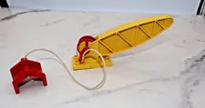 Vintage Lego Duplo Crane  Arm, Winch and Claw #4567  RARE