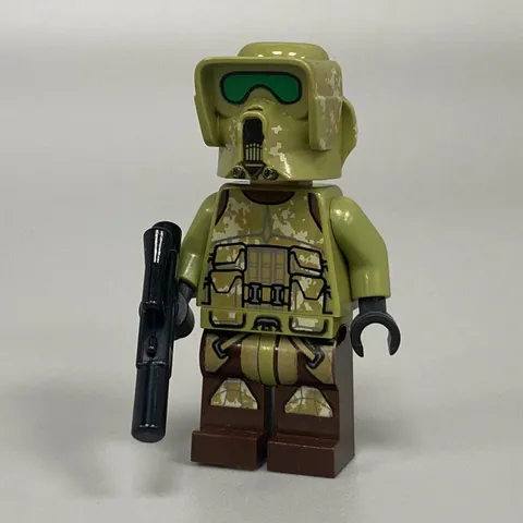 1 CLONE SCOUT TROOPER GENUINE LEGO STAR WARS MINIFIGURE TOY KASHYYYK REPUBLIC