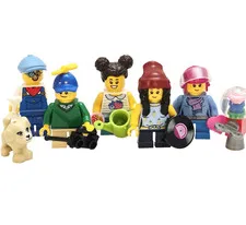 LEGO Minifigure Lot Kids Family Puppy Gumball Machine Accessories 5 FUN Figures
