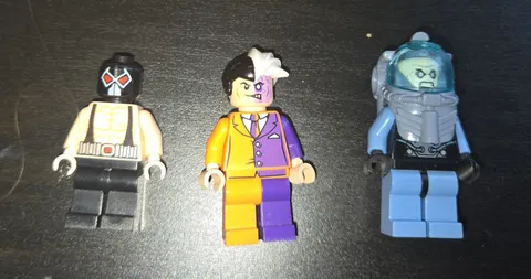 Lego DC minifigure Lot Of 3-Bane, Two-Face, and Mr. Freeze- Authentic
