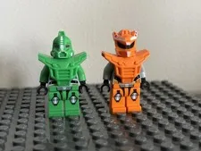 LEGO Minifigure Orange And Green Robot Sidekick gs010 Galaxy Squad from 2013