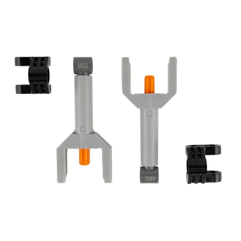 Technic 2 x Linear Actuator Actuator Cylinder with Bracket NEW! parts 4 piece
