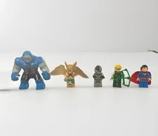 Hawkman, Darkseid, Cyborg, Superman, and Green arrow Lego Minifigure Set 76028 