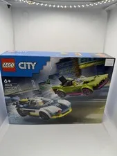 LEGO City Police Car and Muscle Car Chase Set 60415 213pcs Age 6+