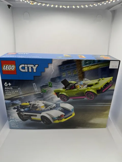 LEGO City Police Car and Muscle Car Chase Set 60415 213pcs Age 6+