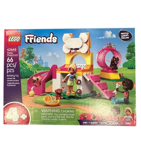 LEGO Kids Multicolor Friends Puppy Playground 42665 Building Set 66 Pcs OS