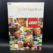 LEGO Idea Book 250 with near complete Sticker Sheet  Vintage 1987