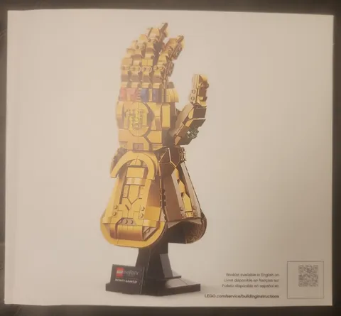 2021 LEGO MARVEL INFINITY GAUNTLET SET #76191 INSTRUCTION MANUAL ONLY