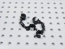 LEGO Lot of 2 Black Handcuffs Accessory Minifig BL
