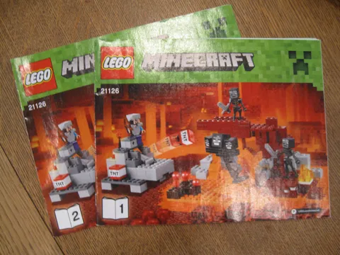 Lego Minecraft 21126 - Instruction Manuals Only