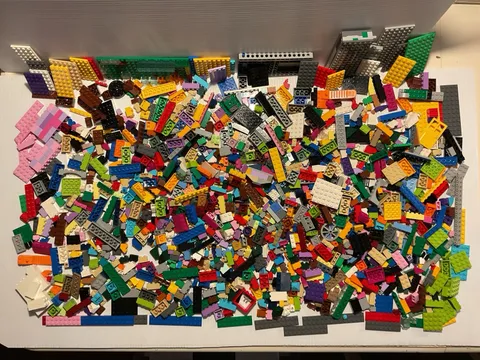 Lego Lot 4lbs 6oz Random Mixed Pieces Bricks Parts Bulk All Clean