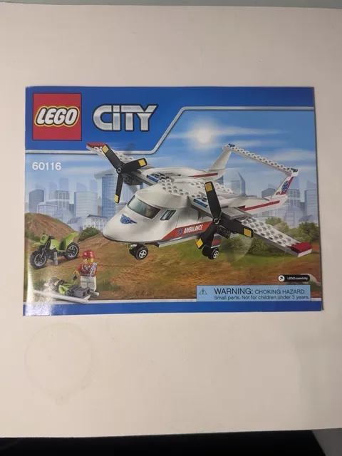 LEGO City Ambulance Plane 60116 INSTRUCTIONS ONLY