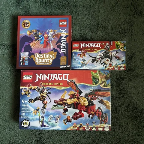 LEGO NINJAGO Set 71868 And 71863 And Board Game *NO MINIFGURES* READ DESCRIPTION