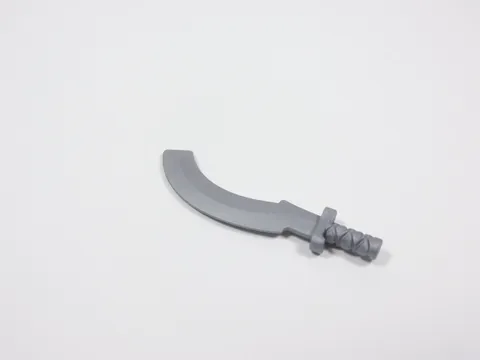 LEGO Flat Silver Egyptian Sword Weapon Minifig S3