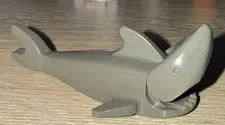 LEGO Shark 1980-90's Gray 2547 ocean animal Vintage Pirate 