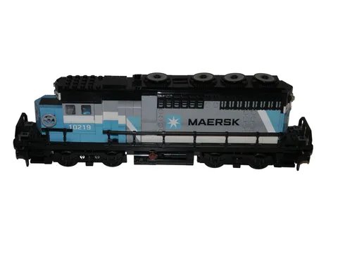 Lego® 9V RC TRAIN Railway 10219 MAERSK Engine Cargo Lok