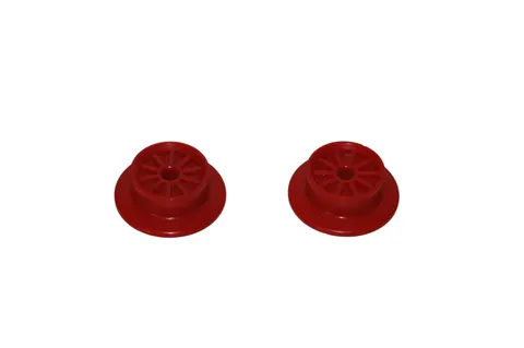 2 Lego® 12V TRAIN Railway Wheel for Axis RED NO PIN