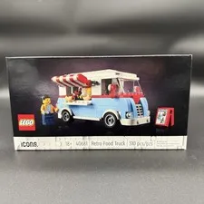 LEGO Icons Retro Food Truck 40681 Promotional Box Set 310pcs 18+