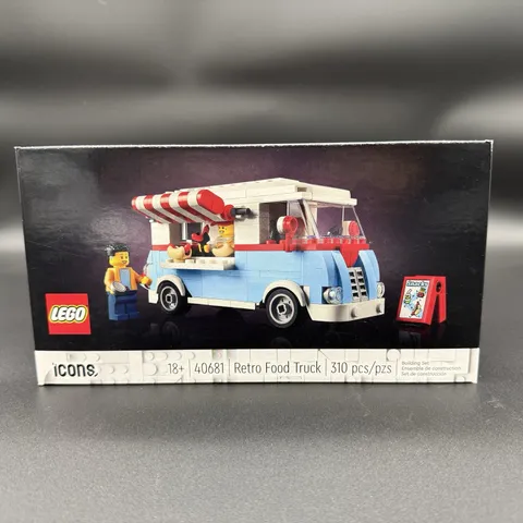 LEGO Icons Retro Food Truck 40681 Promotional Box Set 310pcs 18+
