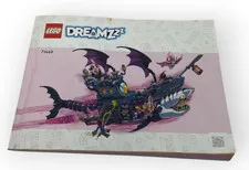 BOOKLET BOOK LEGO Dreamzzz 71469 Nightmare Shark Ship 1389 Piece Building Set