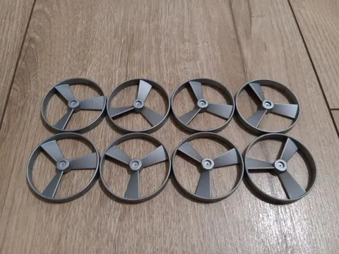LEGO Bionicle Rhotuka Silver Spinner Lot (8) Total
