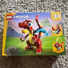 LEGO Creator 3-in-1 Red Dragon 31145 Complete Set 149 pcs Age 6+