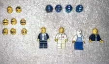 LEGO Heads, Helmets and Mini Figs Lot
