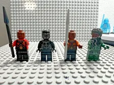 LEGO Marvel Minifigure - Lot of 4 Wakanda Forever -Black Panther / Okoye /Nakia