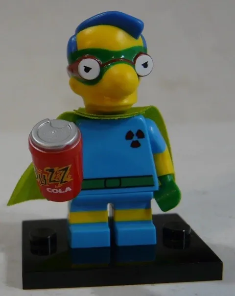Lego Minifigure Milhouse Fallout Boy The Simpsons Series 2 Collectible Fig 71009
