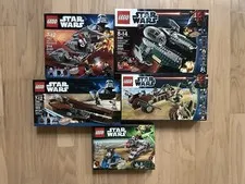 retired lego star wars sets 5 Pc