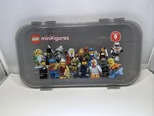 LEGO MiniFigures Series 8 Latching Storage Case With Dividers - Case Only