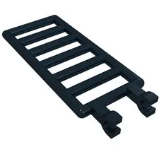 10x LEGO® Part 6020 - Bar 7 x 3 with 2 Clips (Ladder)