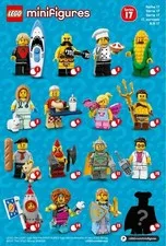 Lego Minifigures Series 17 Sealed Bags X25 JOBLOT 