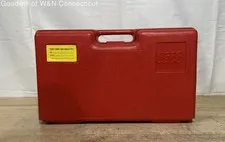 LEGO Vintage 1980s Red Plastic Briefcase Carrying Case Storage With Dividers