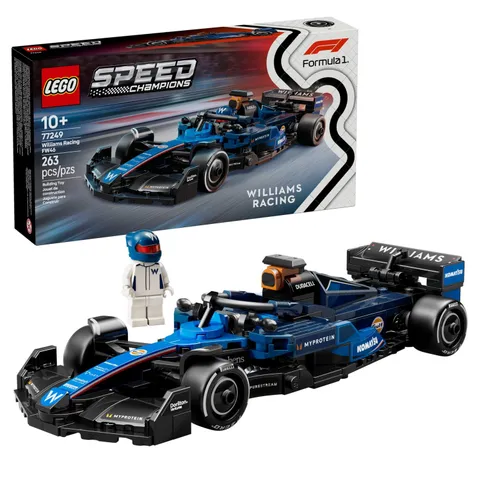 LEGO Speed Champions Williams Racing FW46 F1 Race Car Toys, Ages 10+ - 77249