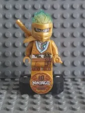 Lego Ninjago 71739  - Zane with Sword and Stand Minifigure - Used