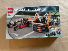 NEW COMPLETE LEGO Racers: Nitro Race Team (8473) BOX DENTED
