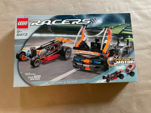 NEW COMPLETE LEGO Racers: Nitro Race Team (8473) BOX DENTED