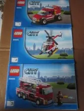 Lego City Building Instructions Instruction 60004 Pieces 1 to 5, Parts 1 thru 5