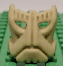 Lego Bionicle Tan Rubber Krana Mask Vu Part # 42042vu