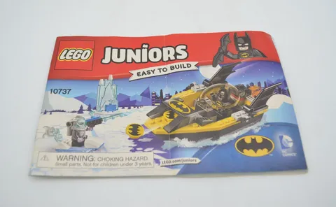 LEGO Juniors Easy to Build Batman vs Mr F 10737 Instructions MANUAL BOOKLET ONLY