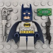 Lego DC Super Heroes Minifigure SH0025 Batman Type 1 Cowl
