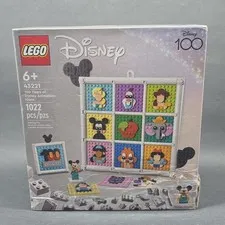 2023 LEGO 43221 - Disney - 100 Years of Disney Animation Icons - Box Damage