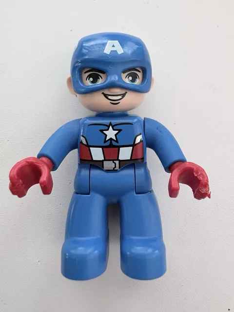 Lego Duplo Captain America Marvel Avengers 2.75” Figure Super Heroes 2020 NWOT