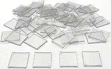 Lego 50 New Trans-Clear Transparent Glass for Window 1 x 3 x 3 Flat Front Parts