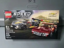 LEGO Speed Champions 76903 Chevrolet Corvette C8.R & 1968 Corvette, 512 pcs