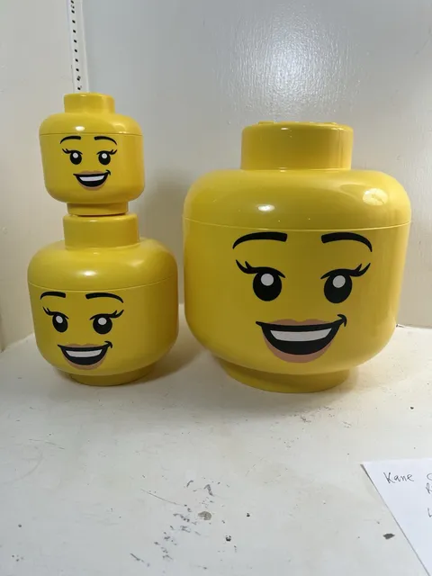 LEGO Minifigures Storage Head Ultimate 3-Piece Set: