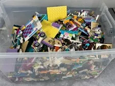 LEGO Friends Elves Bulk Lot 21.8 lbs Baseplates Vehicles Buildings Mixed Parts