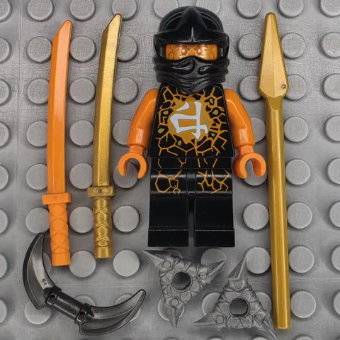 Lego Ninjago Minifigure NJO0157 Cole Airjitzu Possession