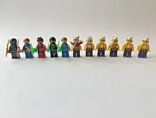 LEGO Ninjago Tournament of elements Minifigure Lot of Jay, Cole, Kai and more